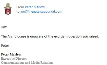 UPDATE: Archdiocese of San Francisco Confirms to Gateway Pundit They Are “Unaware” of Any Exorcism at Pelosi Home