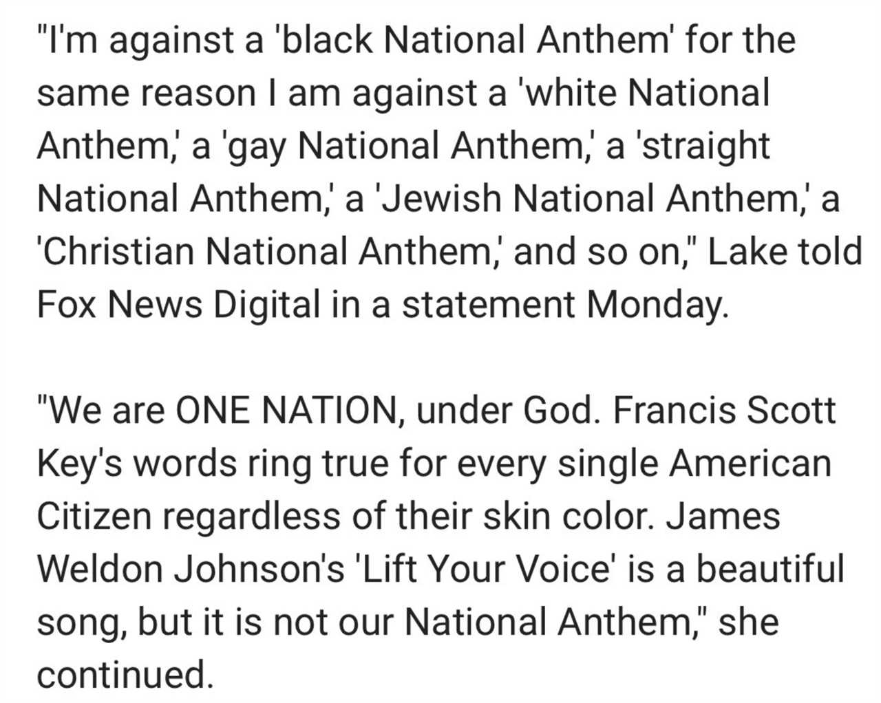 Arizona Republican Kari Lake Takes a Seat as NFL Plays Divisive Black National Anthem Before Super Bowl LVII – With Woke Activist Singer