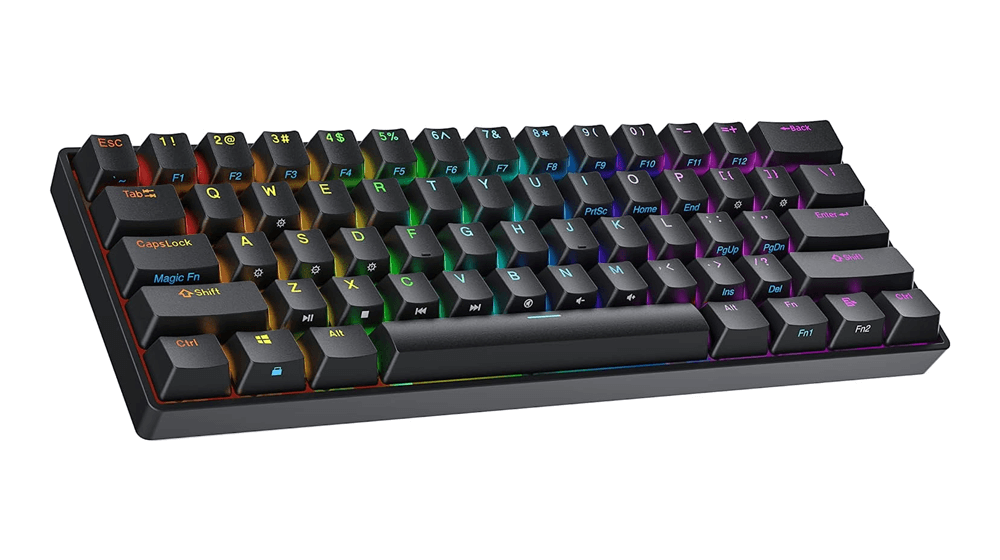 Ranked N60 Nova 60% Form Factor , Hot Swappable Mechanical Gaming Keyboard