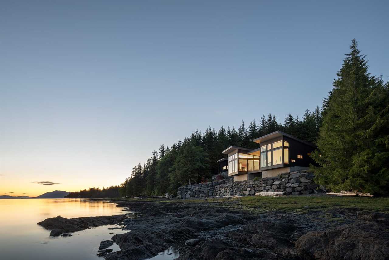 Perched just above the edge of the Narrows, the house is an ideal place to live surrounded by the wild beauty of Ketchikan.