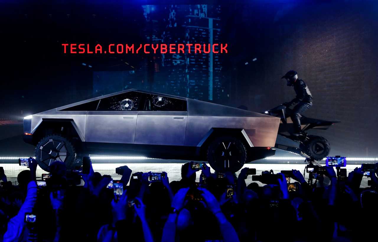 Tesla Cybertruck and Cyberquad.