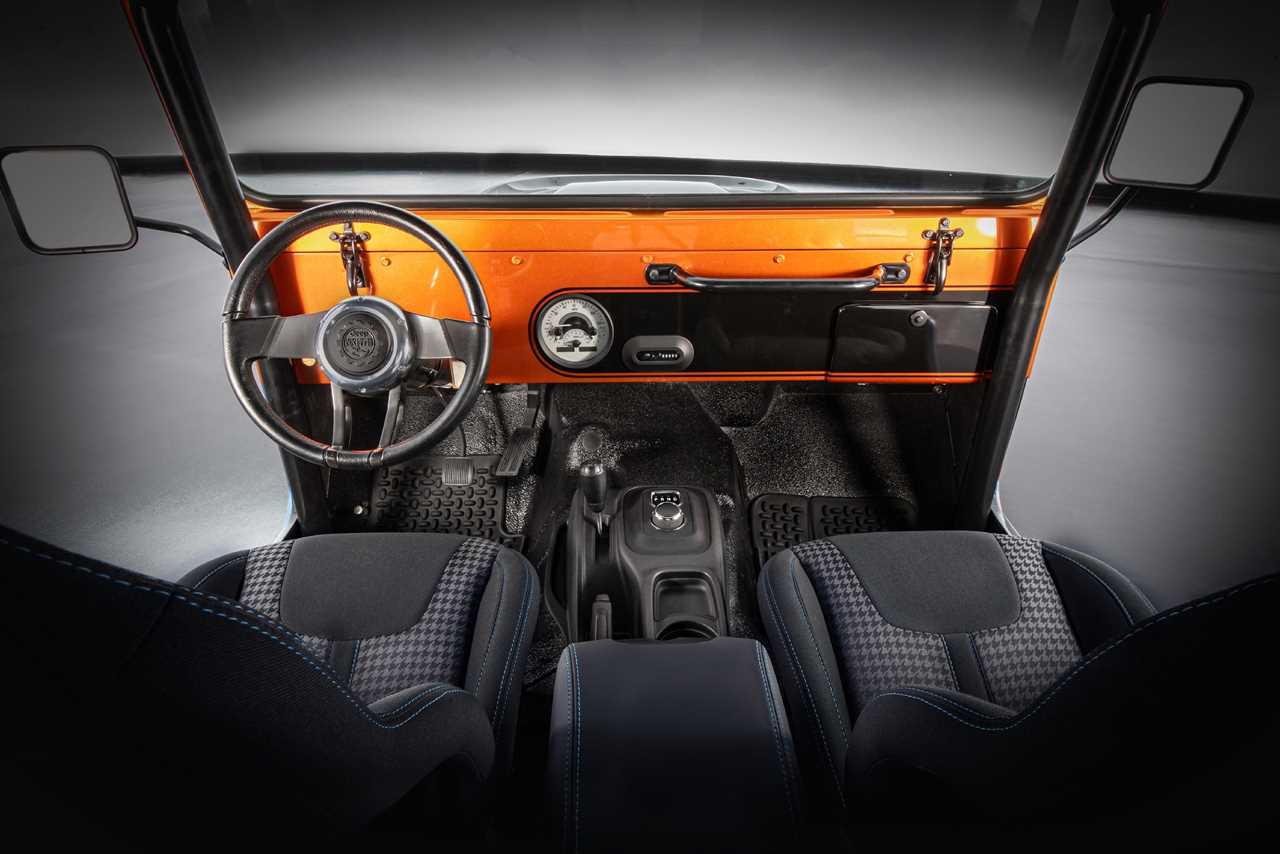 The Jeep CJ Surge electric concept.