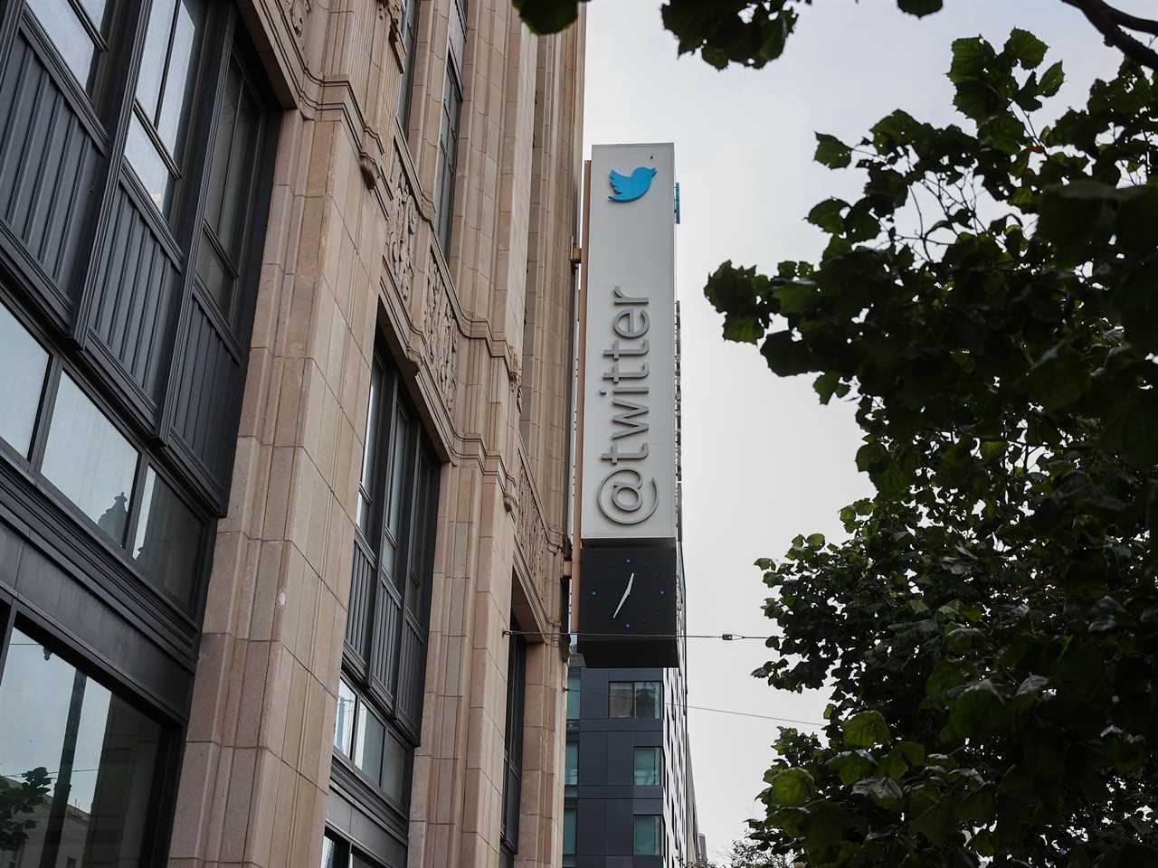 Twitter headquarters is seen in San Francisco, California, United States on October 28, 2022