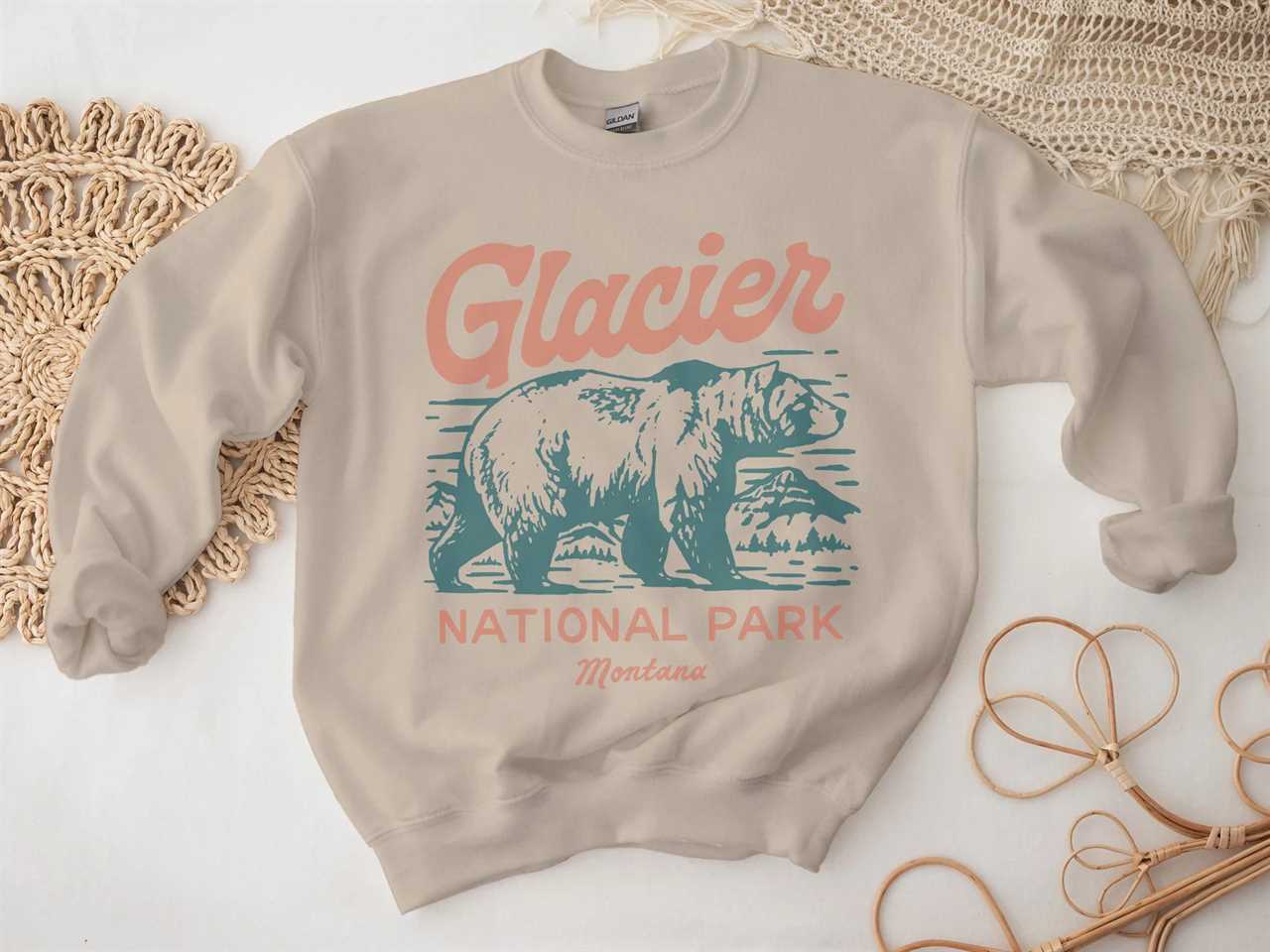 beige Glacier sweatshirt