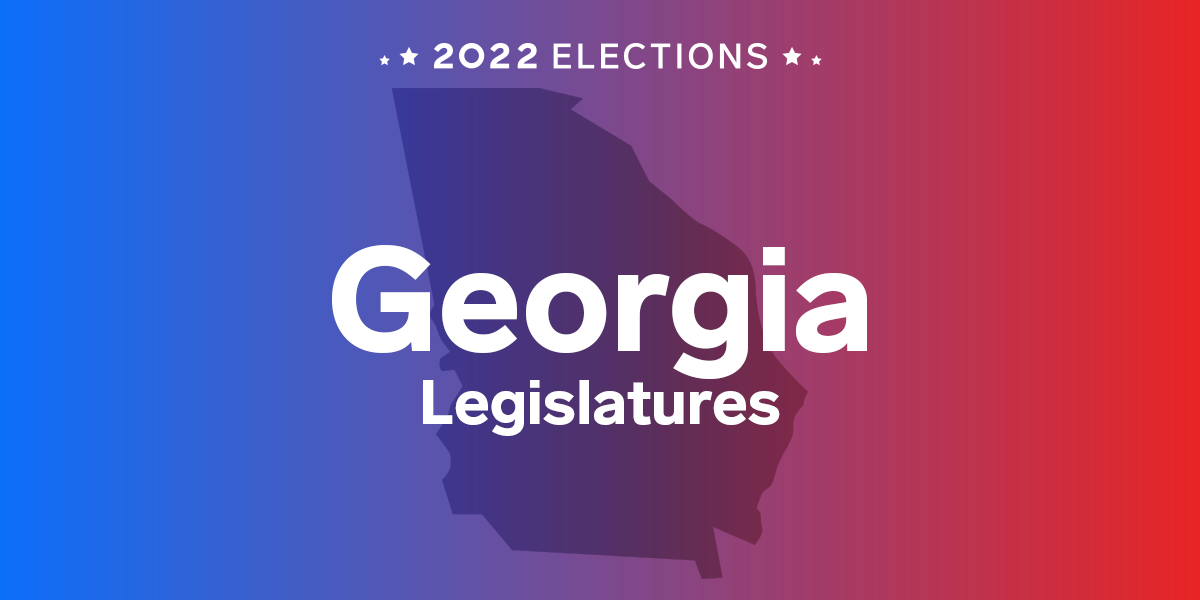 2022 election template for Georgia Legislatures.