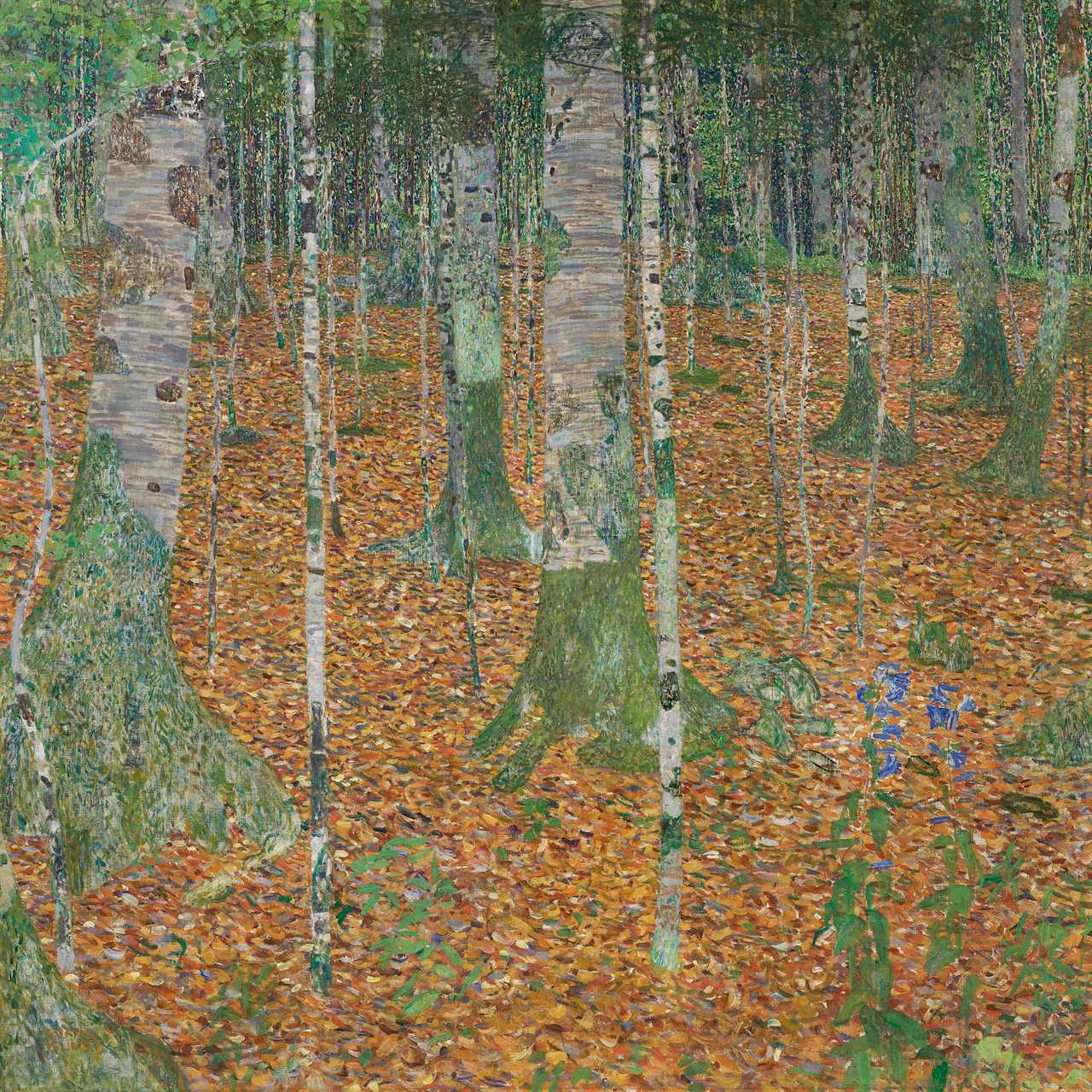 Gustav Klimt, "Birch Forest"