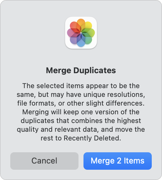 How to use Duplicates Detection in Apple Photos