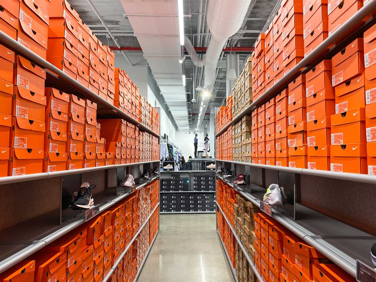 Nike Unite shoe shelves