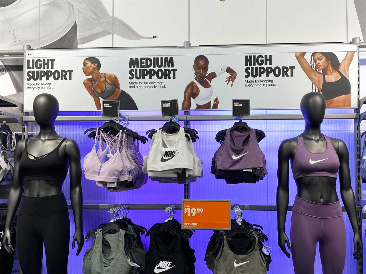 Nike sports bras