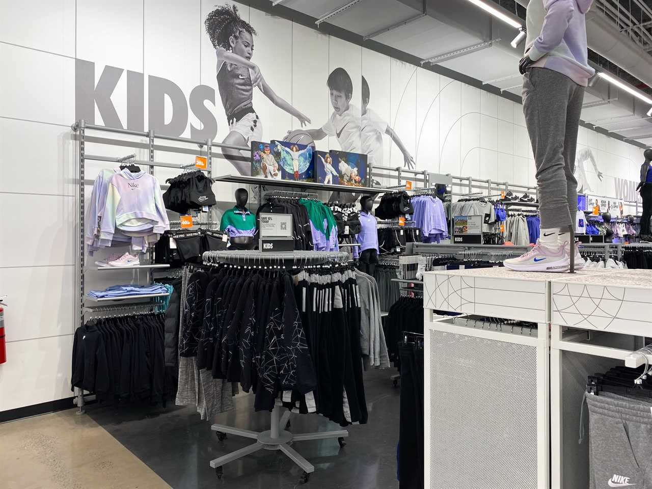 Nike Unite kids section