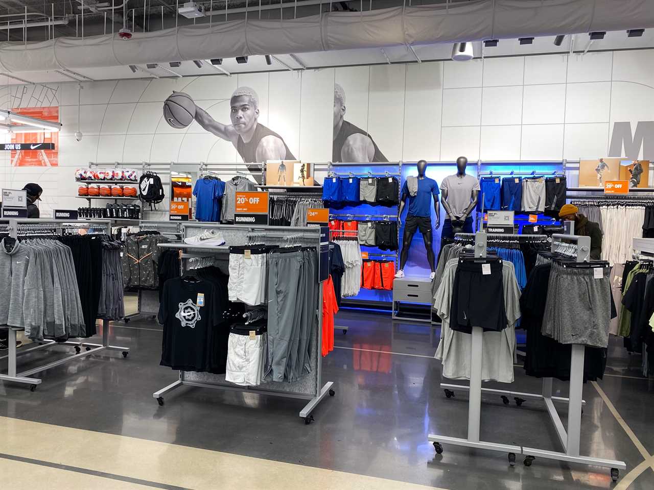 Nike mens section