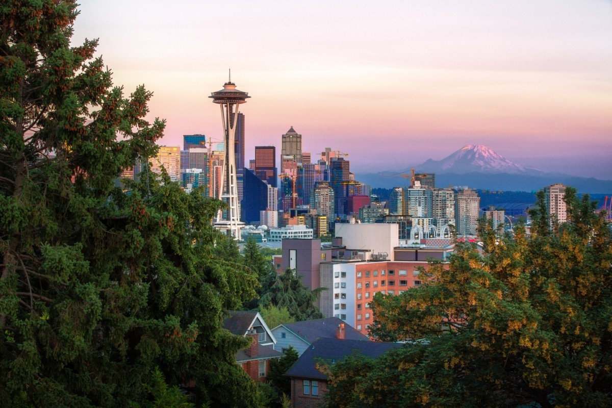 Seattle skyline view from Kerry Park