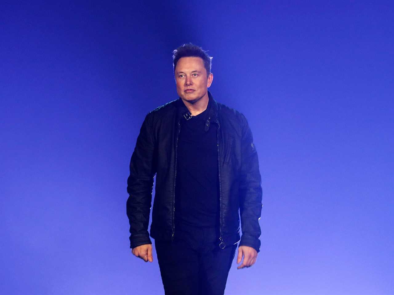 Tesla CEO Elon Musk introduces the Cybertruck at Tesla's design studio on Nov. 21, 2019.