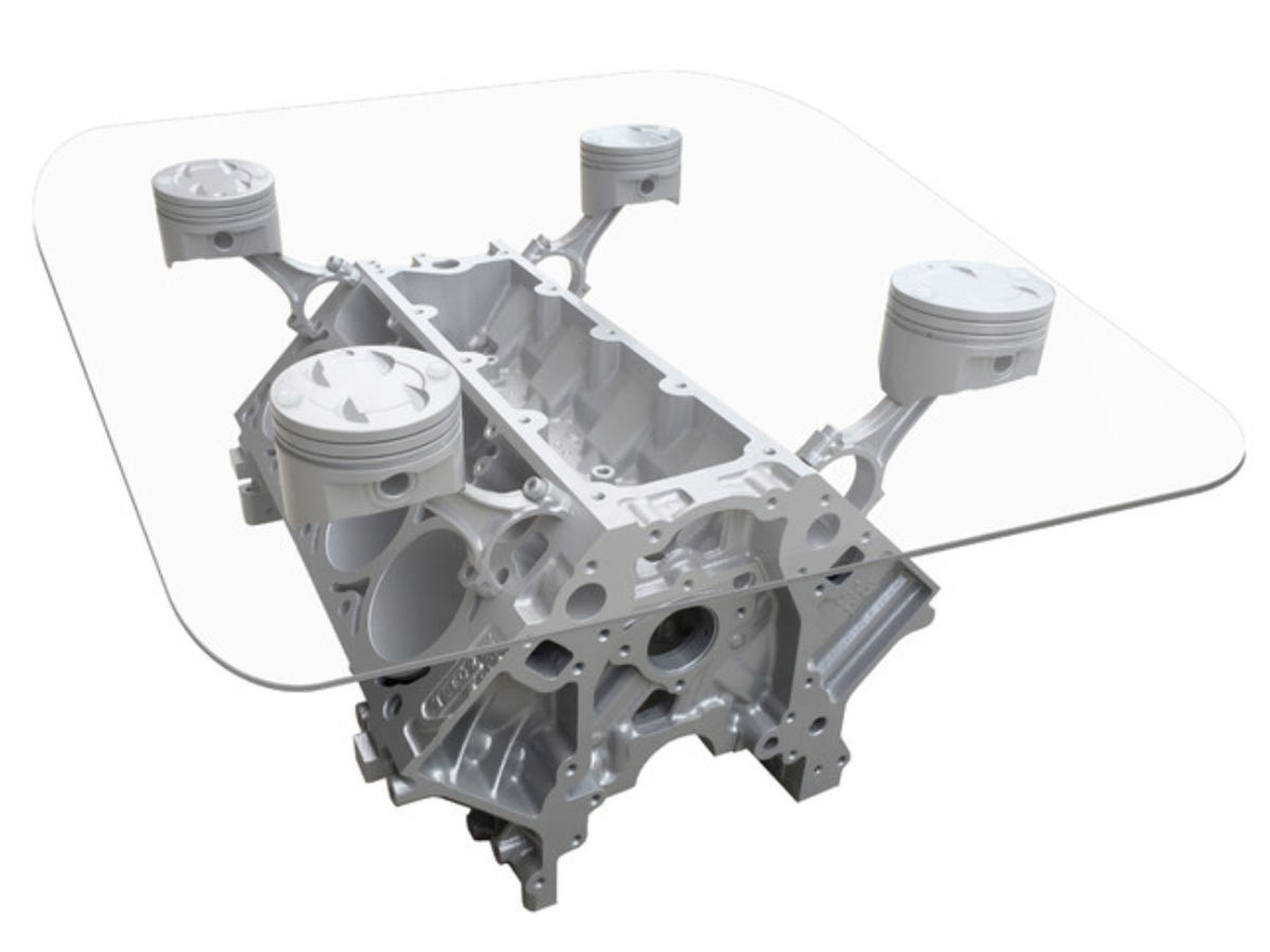 Engine Block Coffee Table