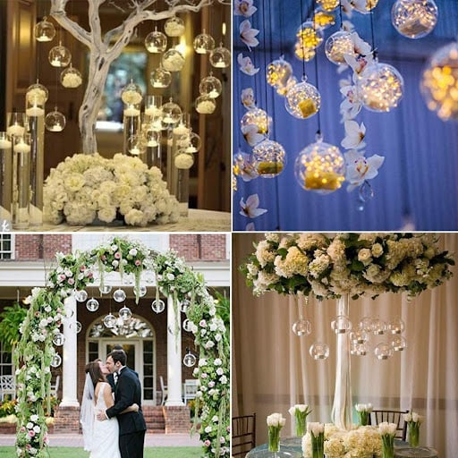 Creative Decorations for Wedding Entrance