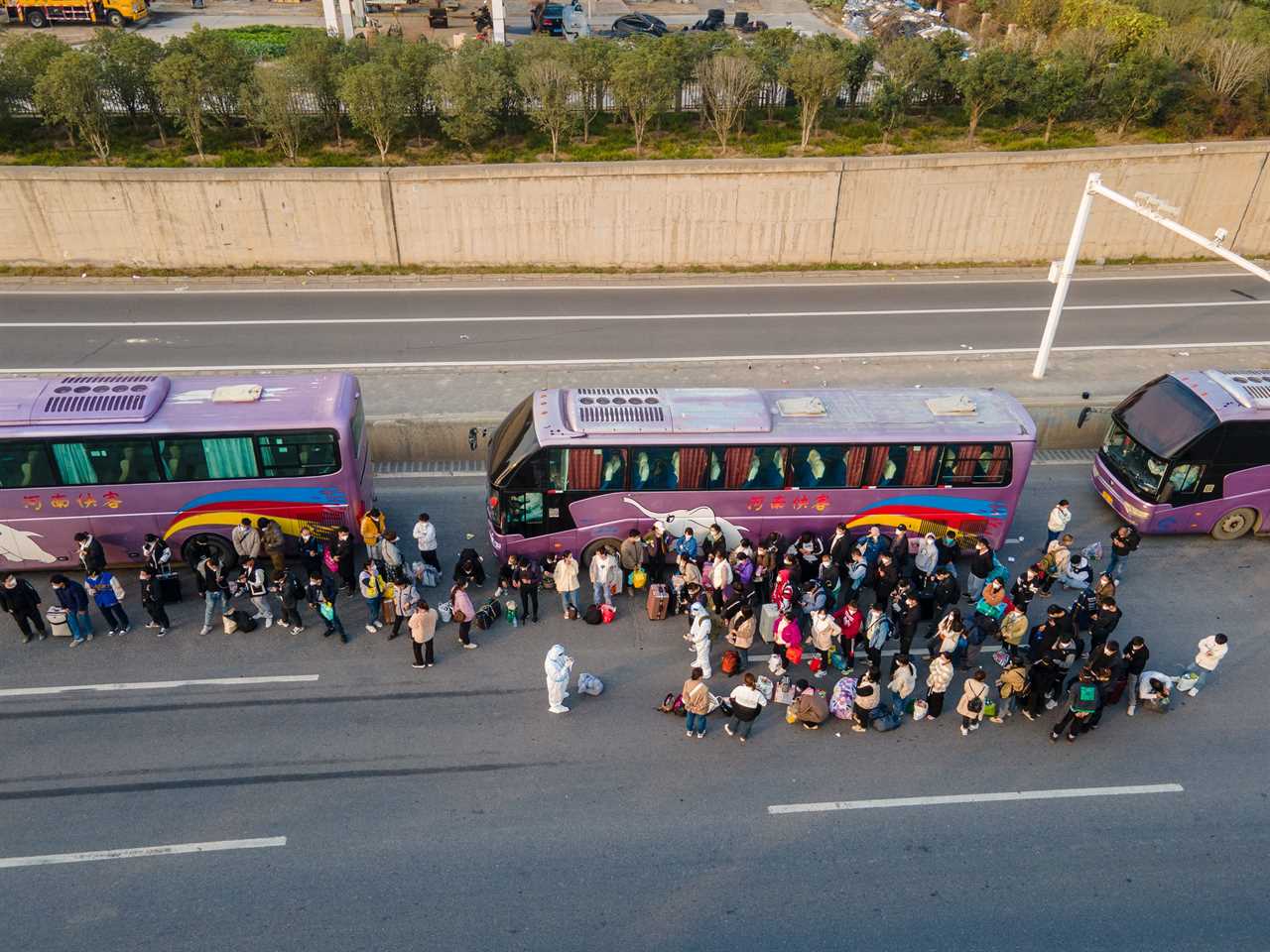 Worker's fleeing Foxconn