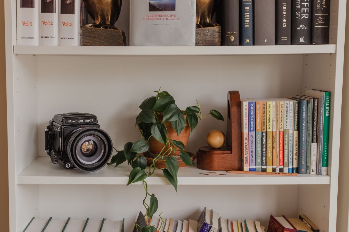 apartment bookshelf for soundproofing