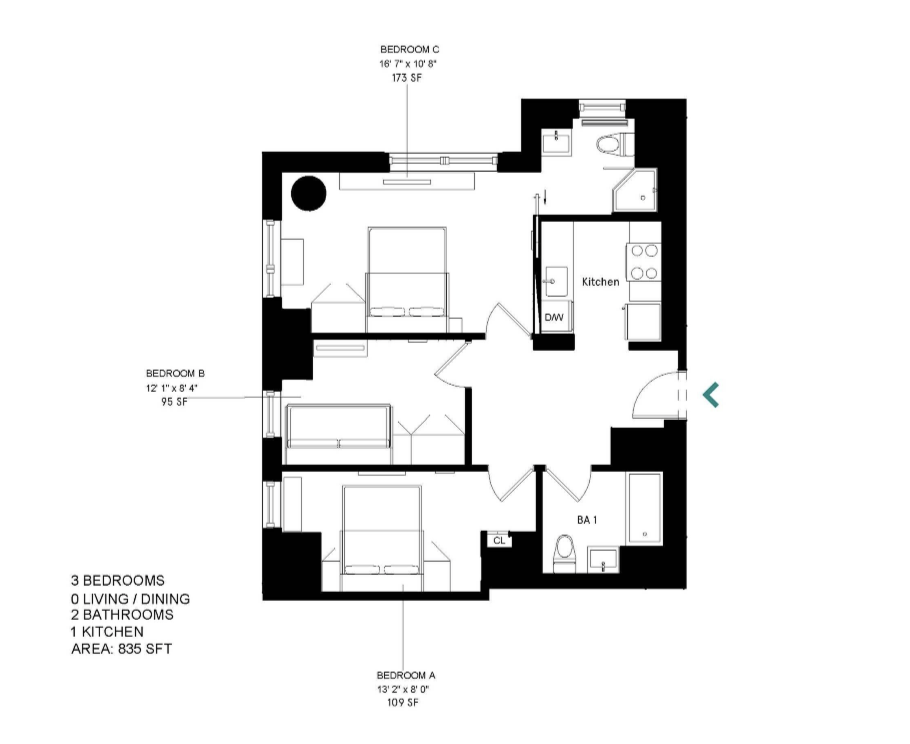 Alta by Common floor plan