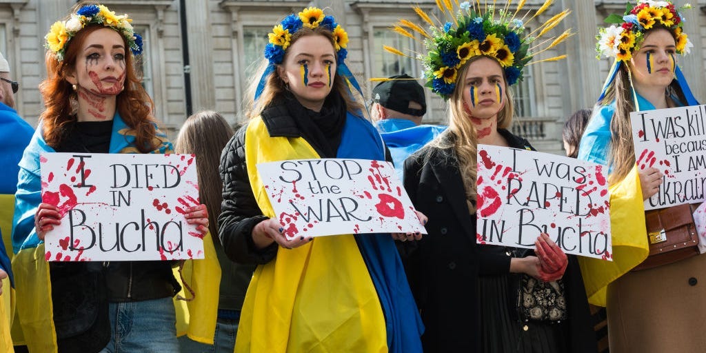 Ukraine protestors