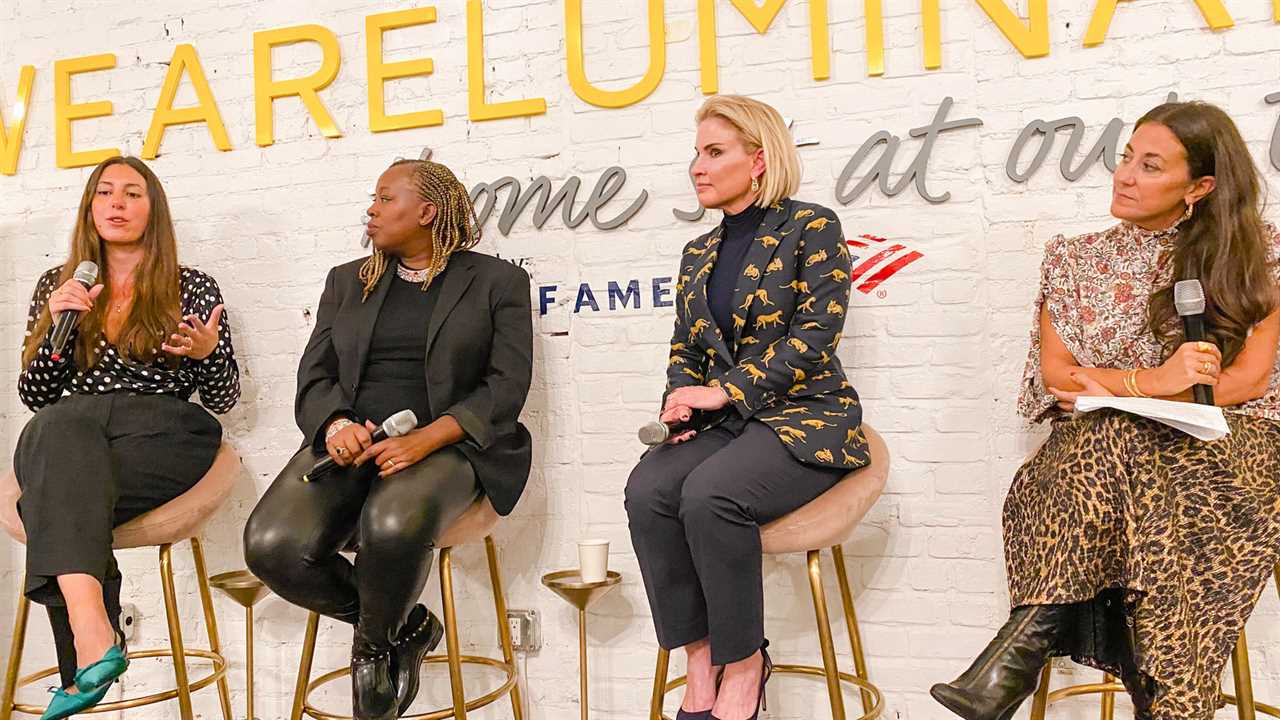 Caroline Constas, Kimiko Avilez, Sharon Miller, Cate Luzio (left to right)