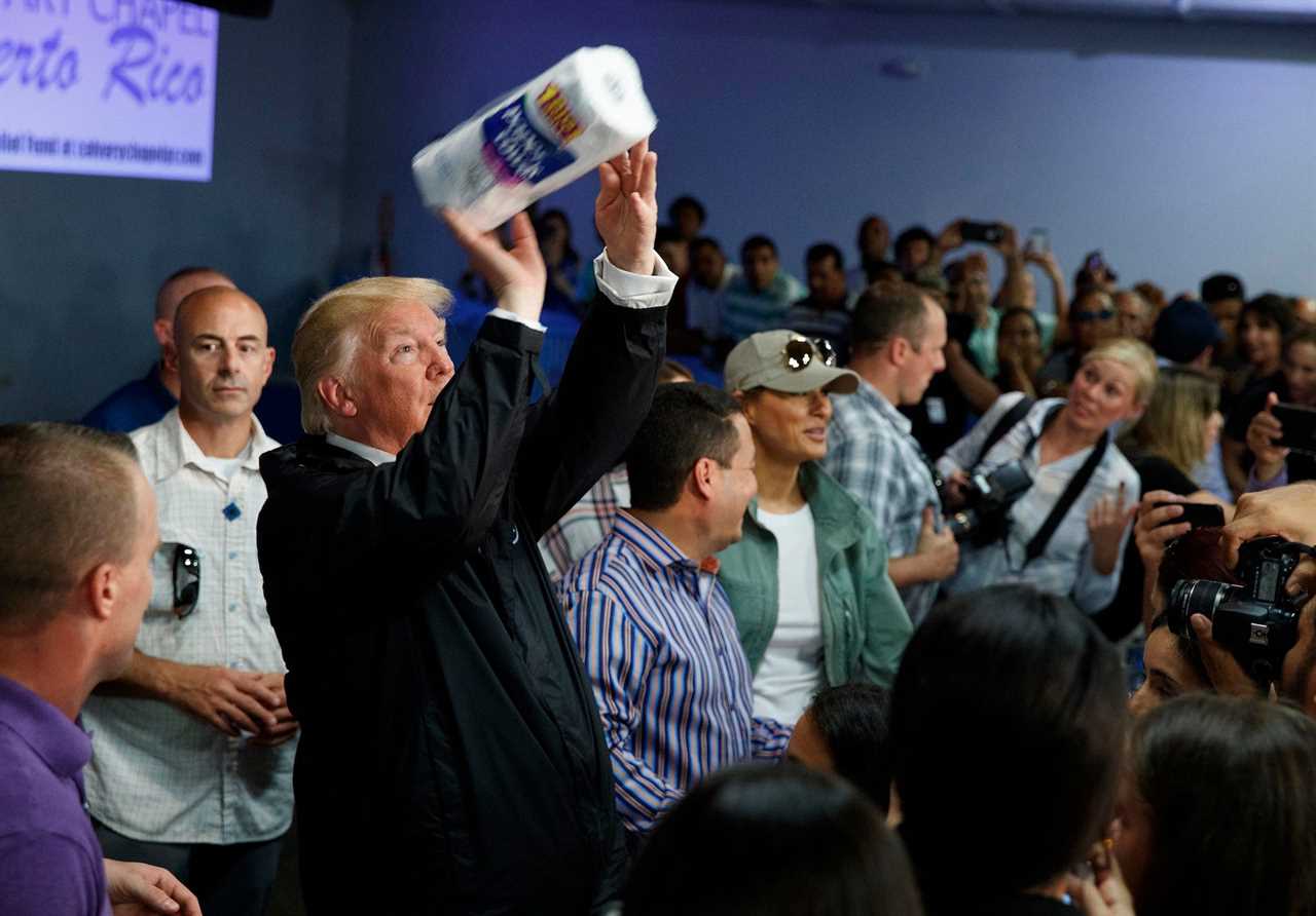 trump paper towels puerto rico