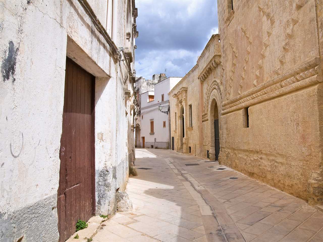 A street in Presicce, Italy.