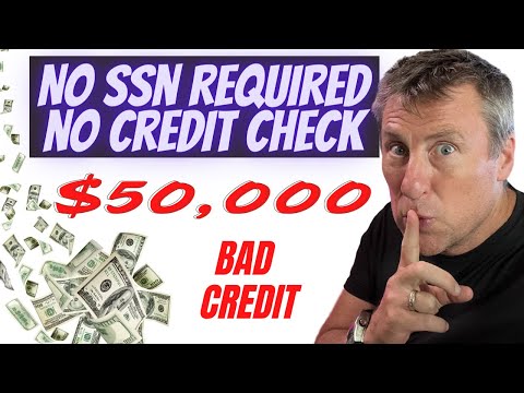 $50,000 Loans NO SSN REQUIRED NO CREDIT check & Bad Credit in 1 day!