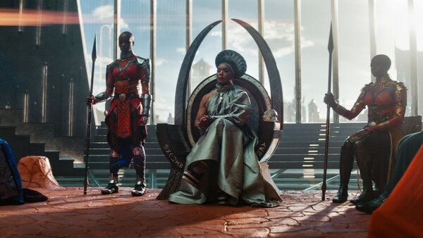 Academy Award–winning production designer Hannah Beachler devised the on-screen kingdoms of Wakanda and Talokan for <i>Black Panther: Wakanda Forever</i>.