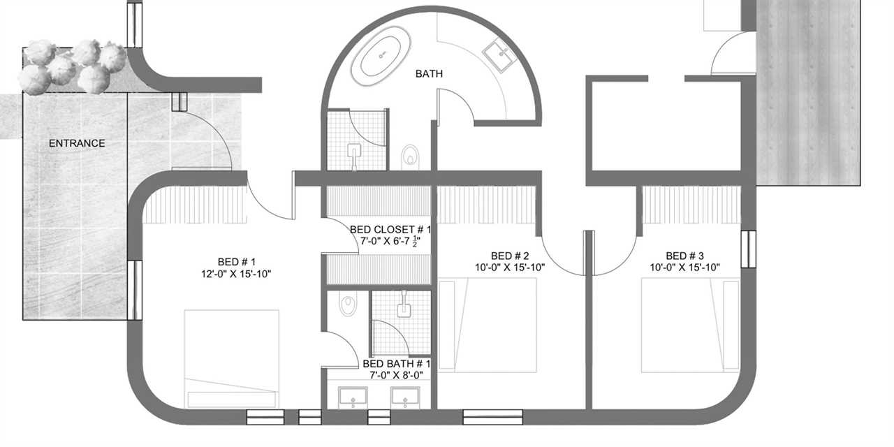 CPH-3D printed home floor plan.