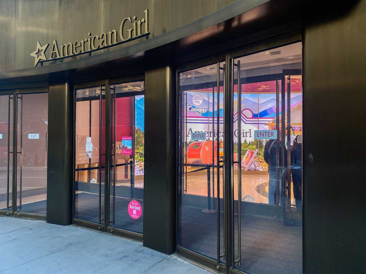 American Girl Doll New York store entrance