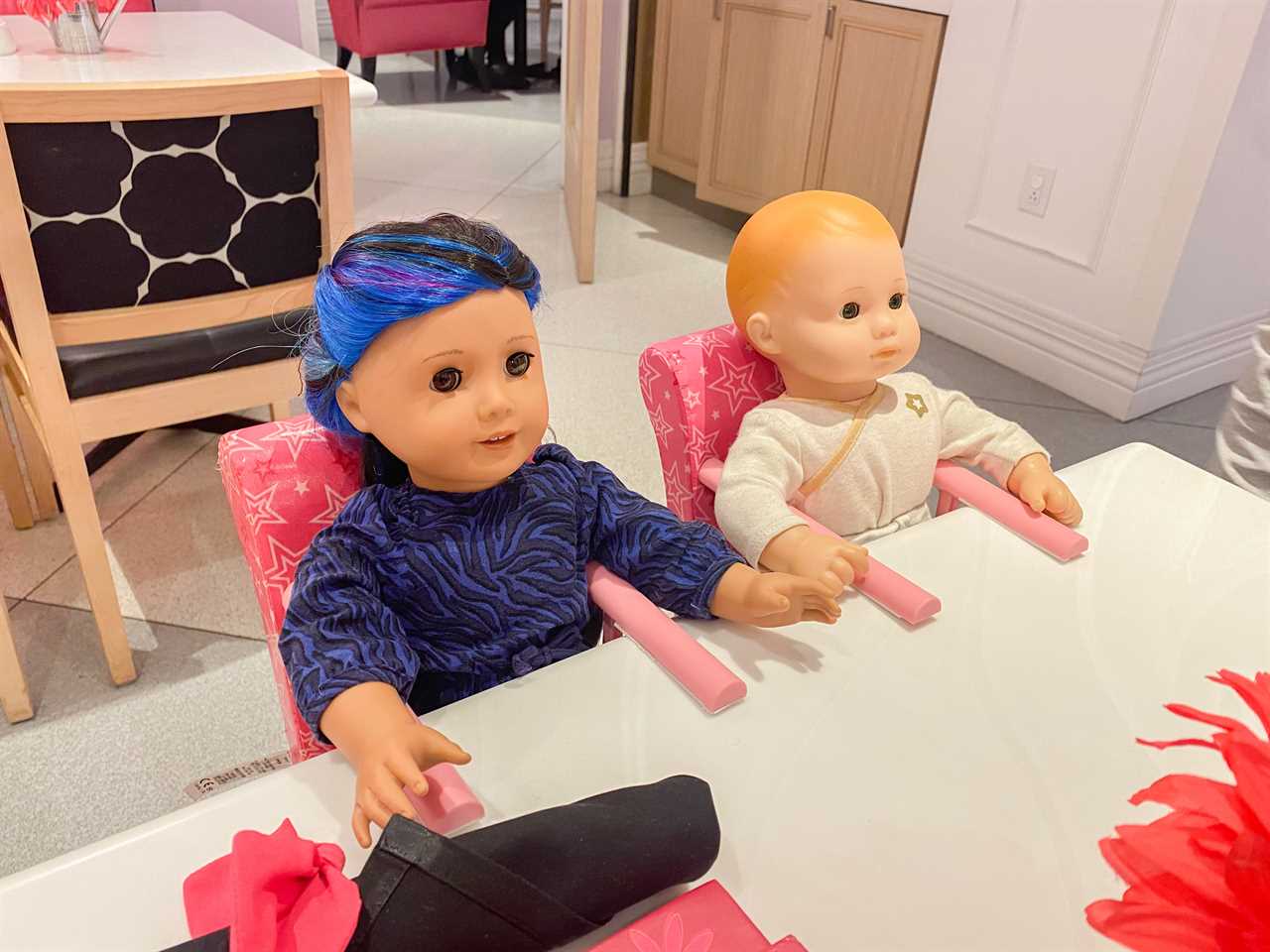 American Girl Doll cafe dolls