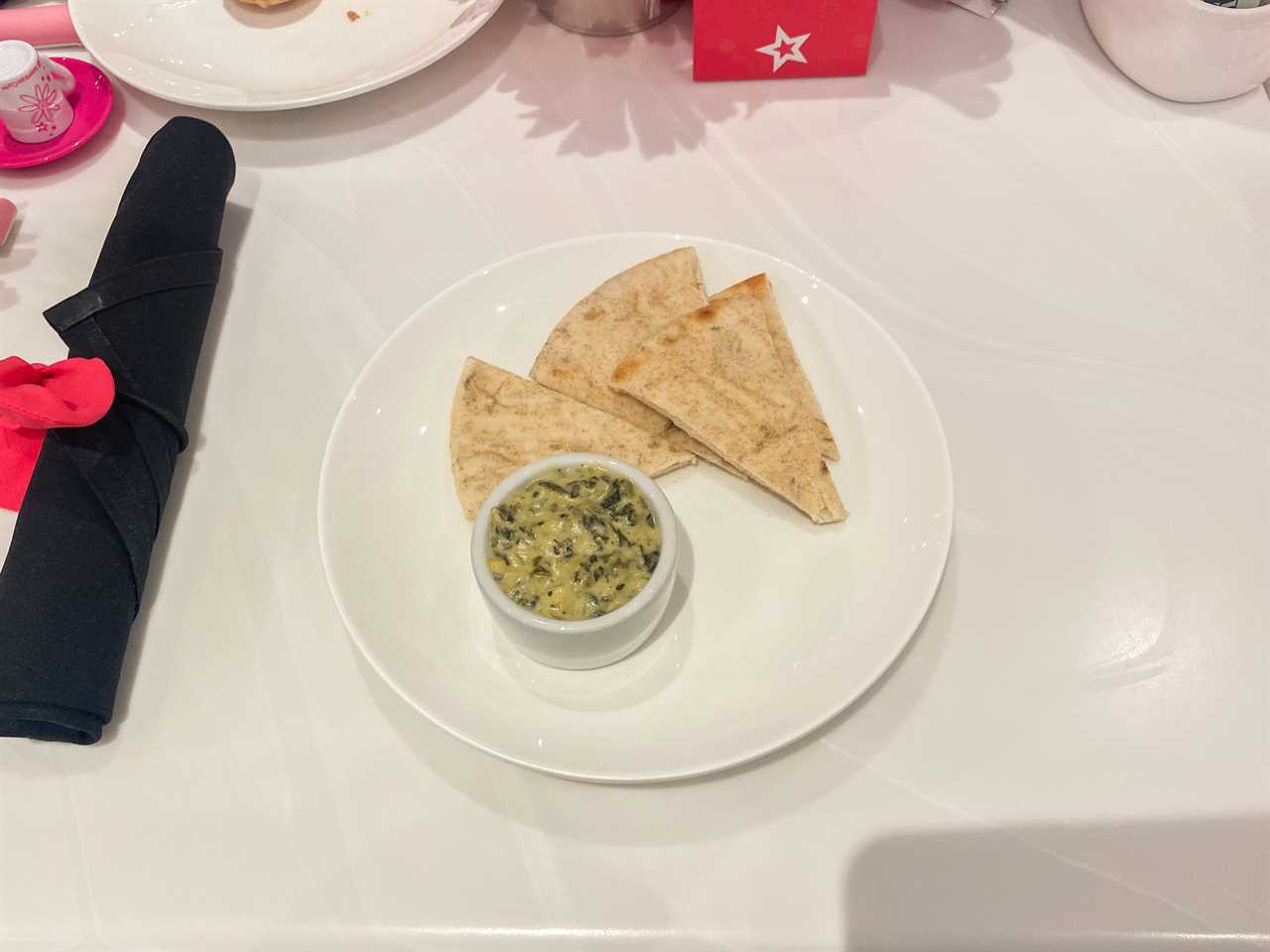 American Girl Doll cafe pita bread