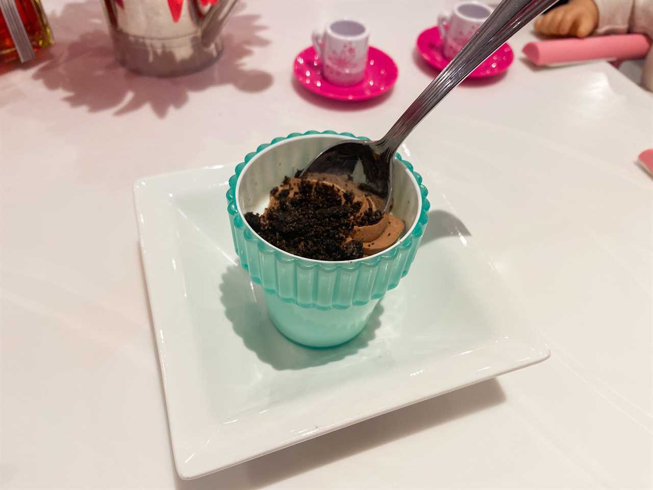 American girl Doll cafe pudding