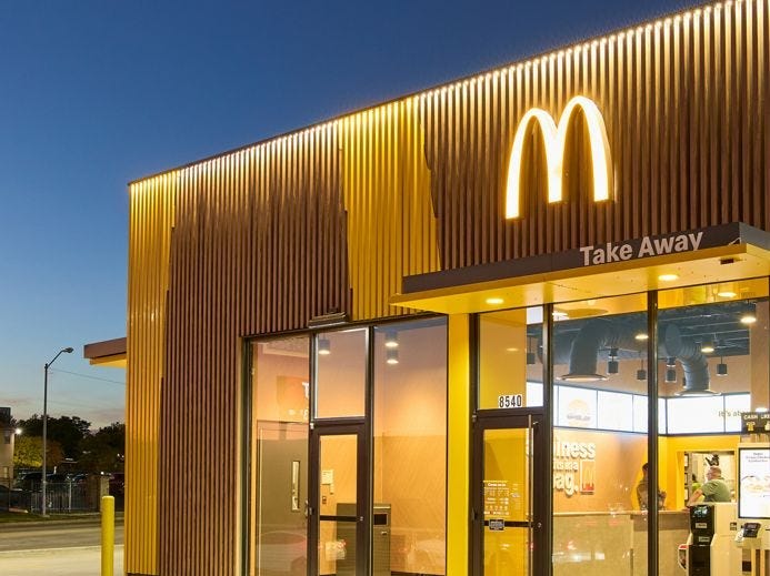 McDonald's new format Texas