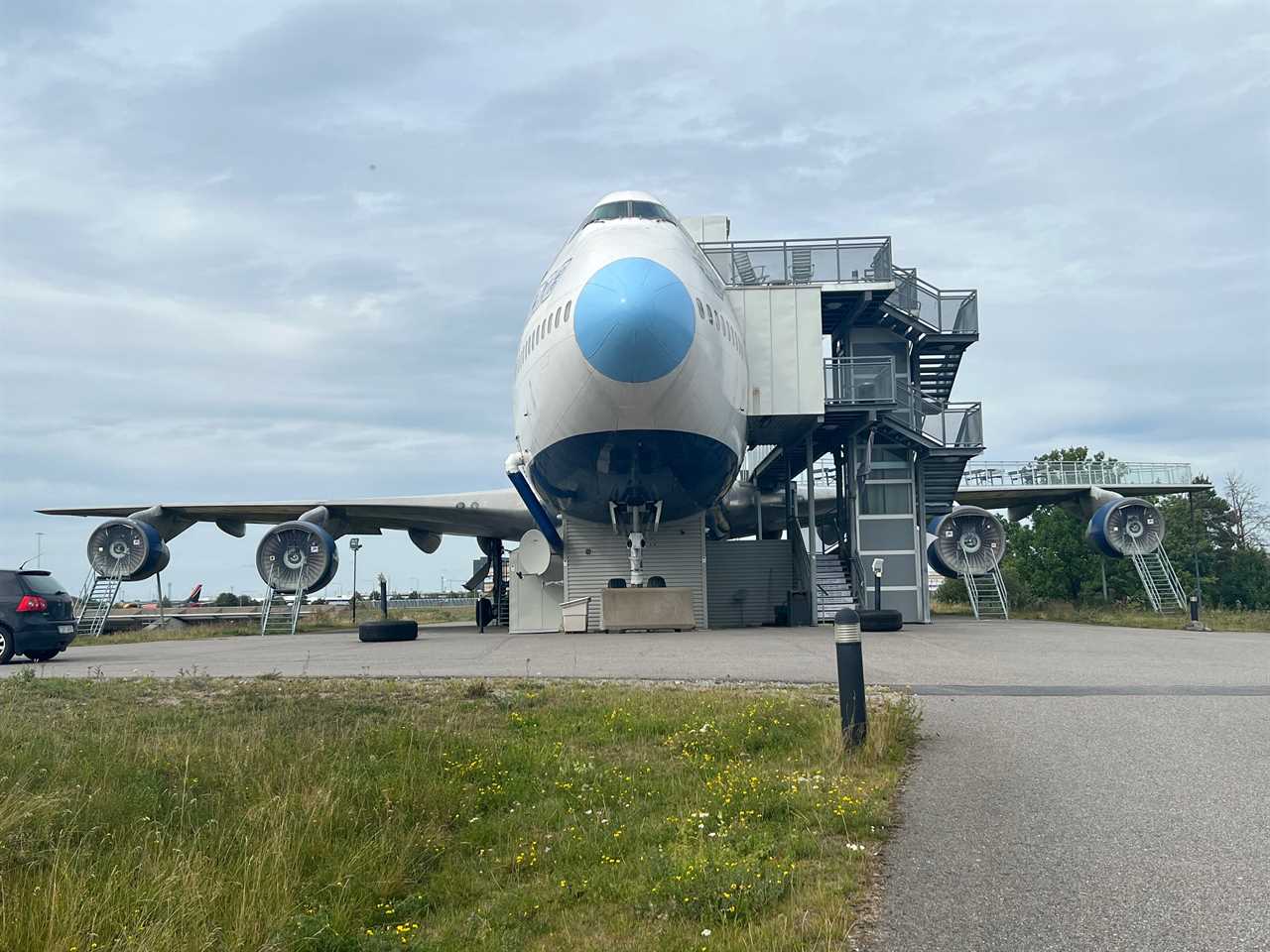 Staying at the Jumbo Stay 747 hotel in Sweden.