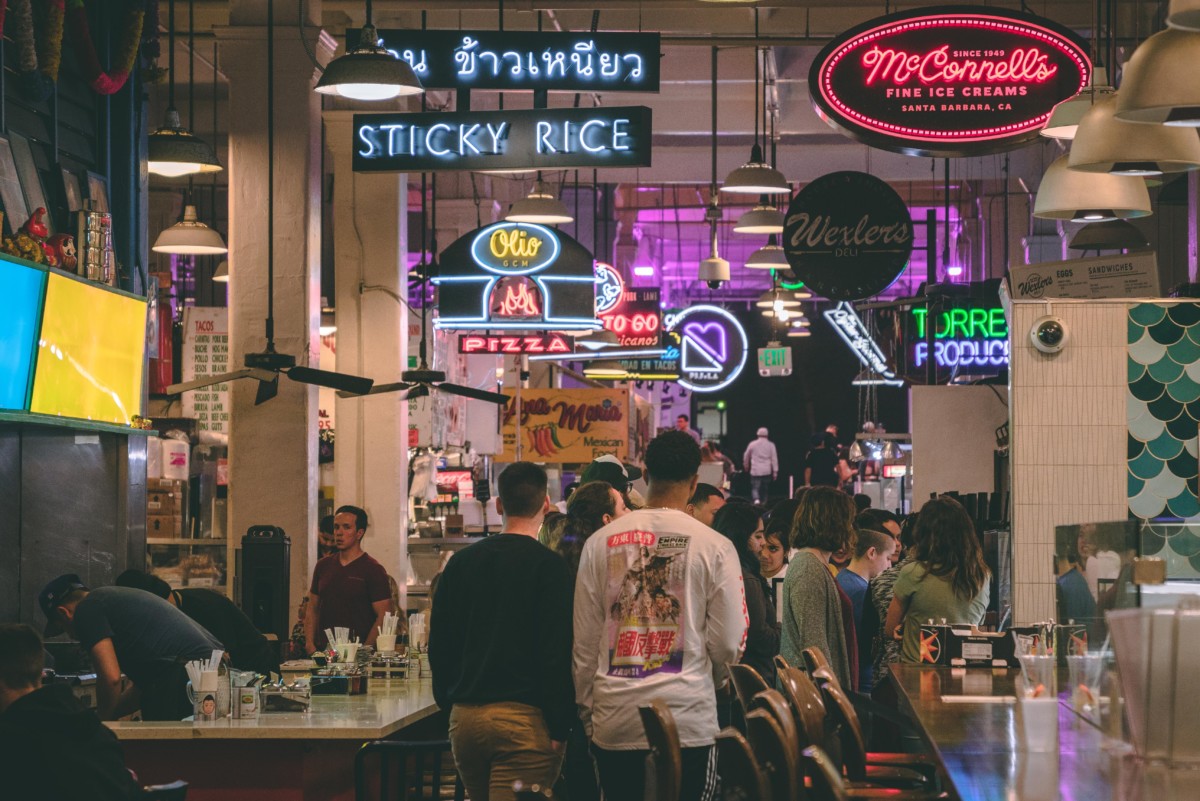 Grand Central Market in Downtown Los Angeles