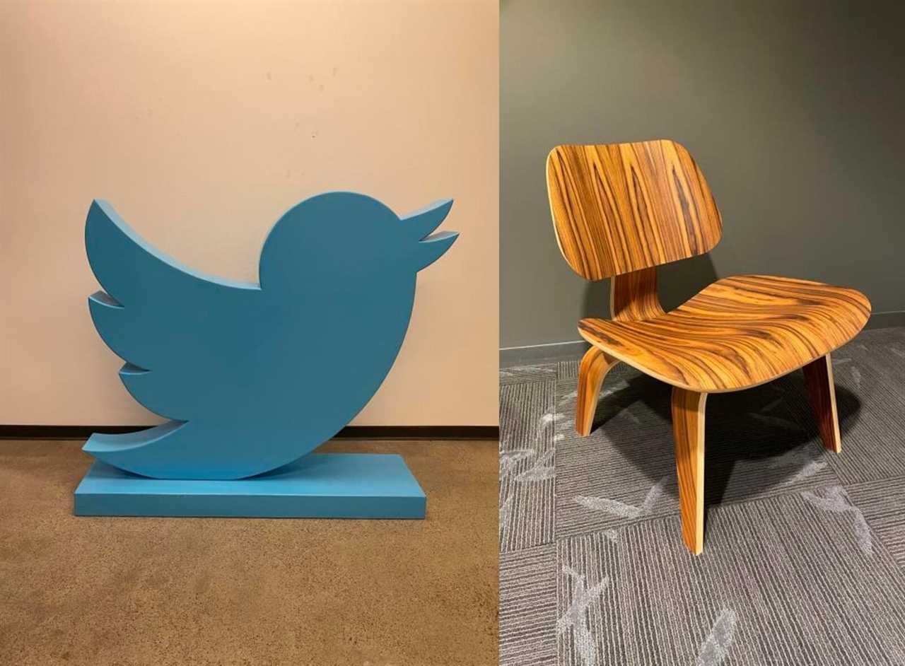 Twitter is Auctioning Off Its Office Furniture. And You Can Score an Eames Chair