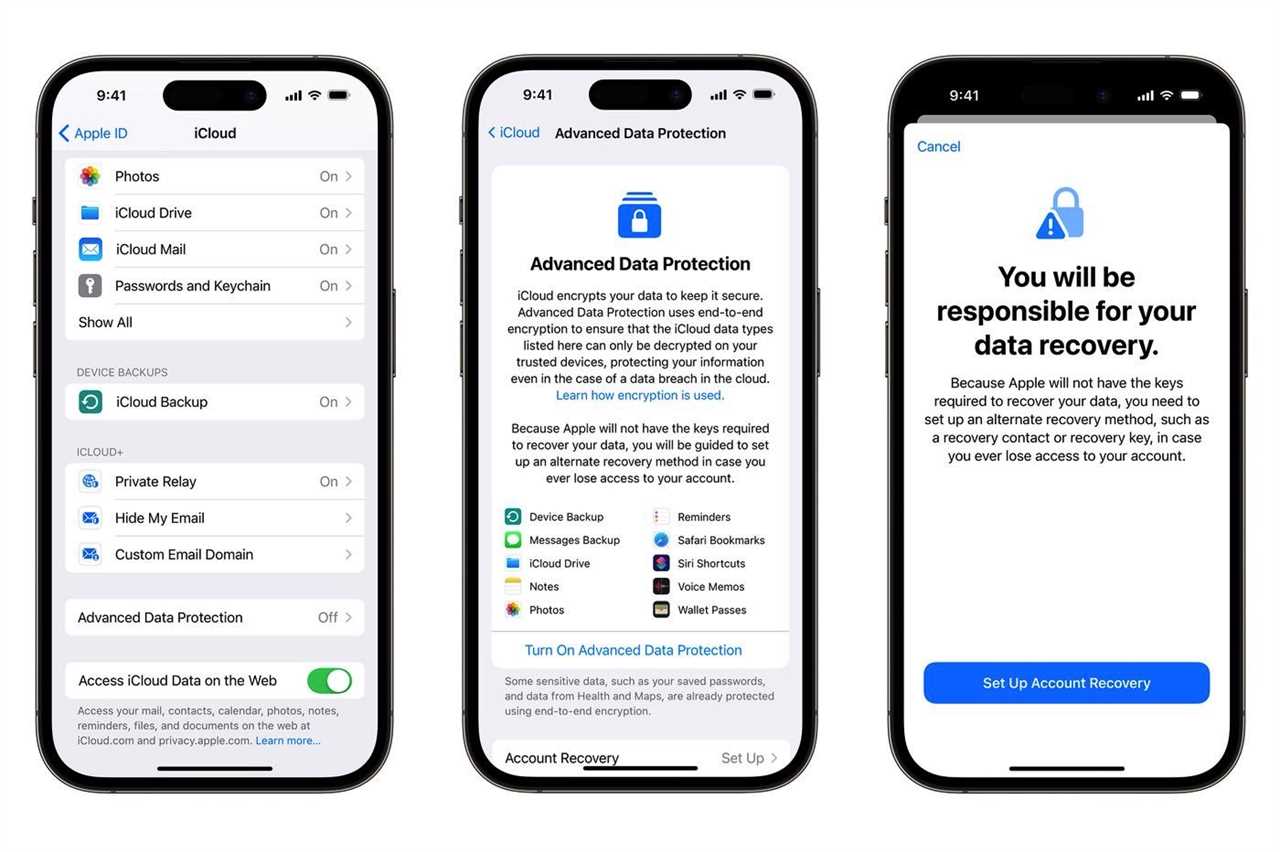 Advanced Data Protection brings end-to-end encryption to iPhone iCloud backups.