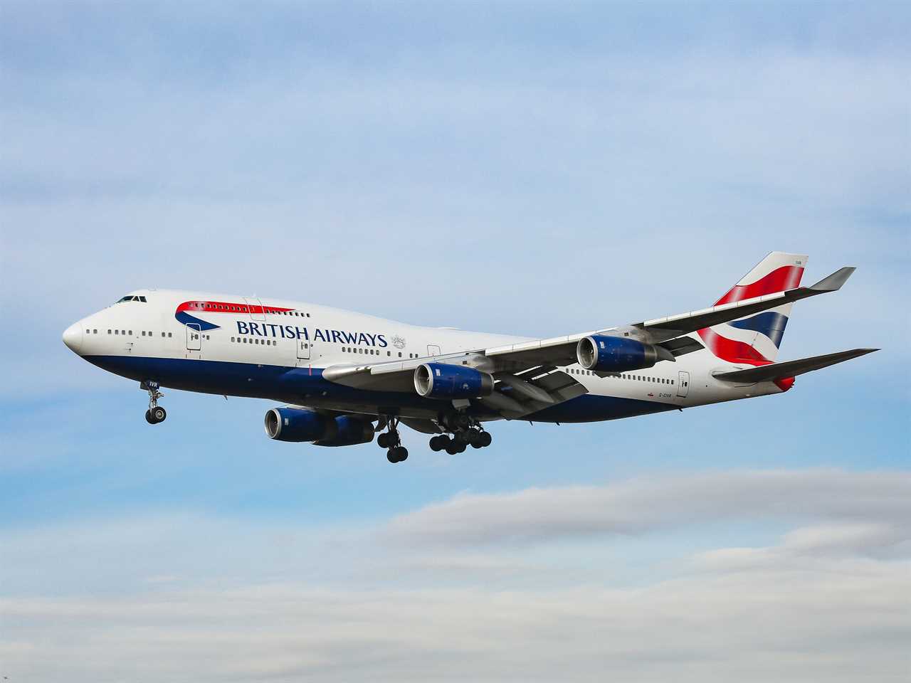 British Airways Boeing 747-400.