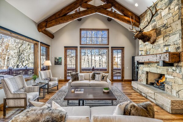 A Bachelor Gulch Cabin  With Ski-in Access and    Après-ski Amenities Asks $11M