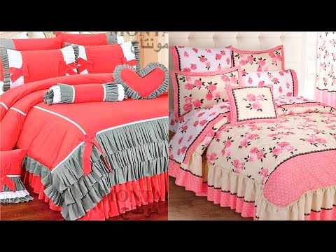 Most Comfortable Impressive Designer Fancy Frilly Bedsheets Blankit Pillow Cushion Design Ideas