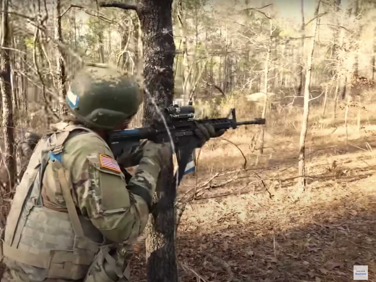 US Army Tankers training in Fort Benning, Georgia.