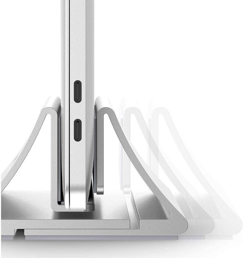 Lention Aluminum Laptop Stand - Best adjustable closed stand