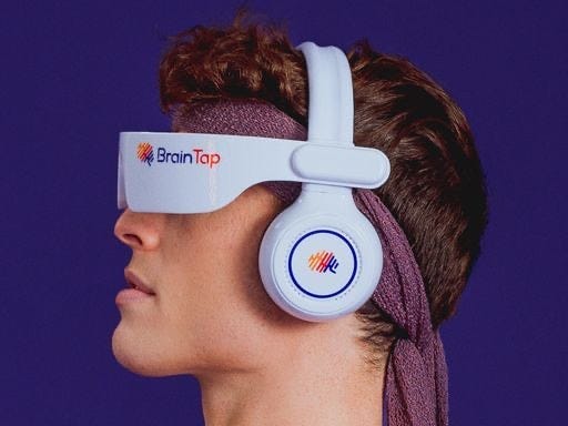 BrainTap head device.