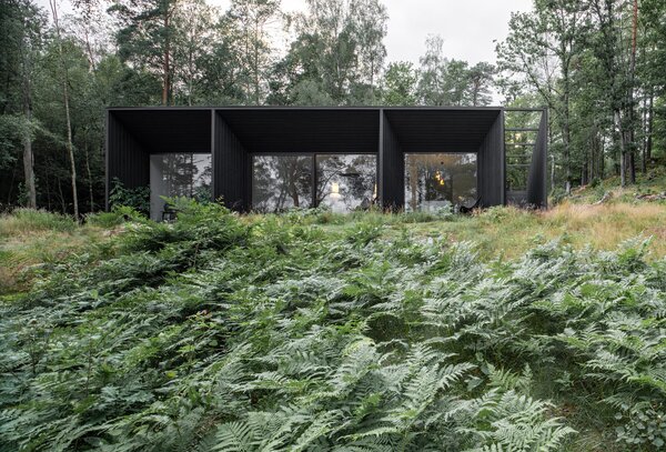 Rhythmic Black Timber Makes This Swedish Cabin Pop Against Its Surroundings