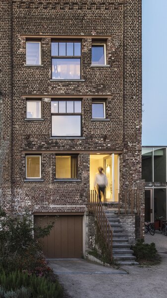 An Industrial-Chic Home With a Rooftop Garden Was Crafted From the Remnants of an 1890 Brewery