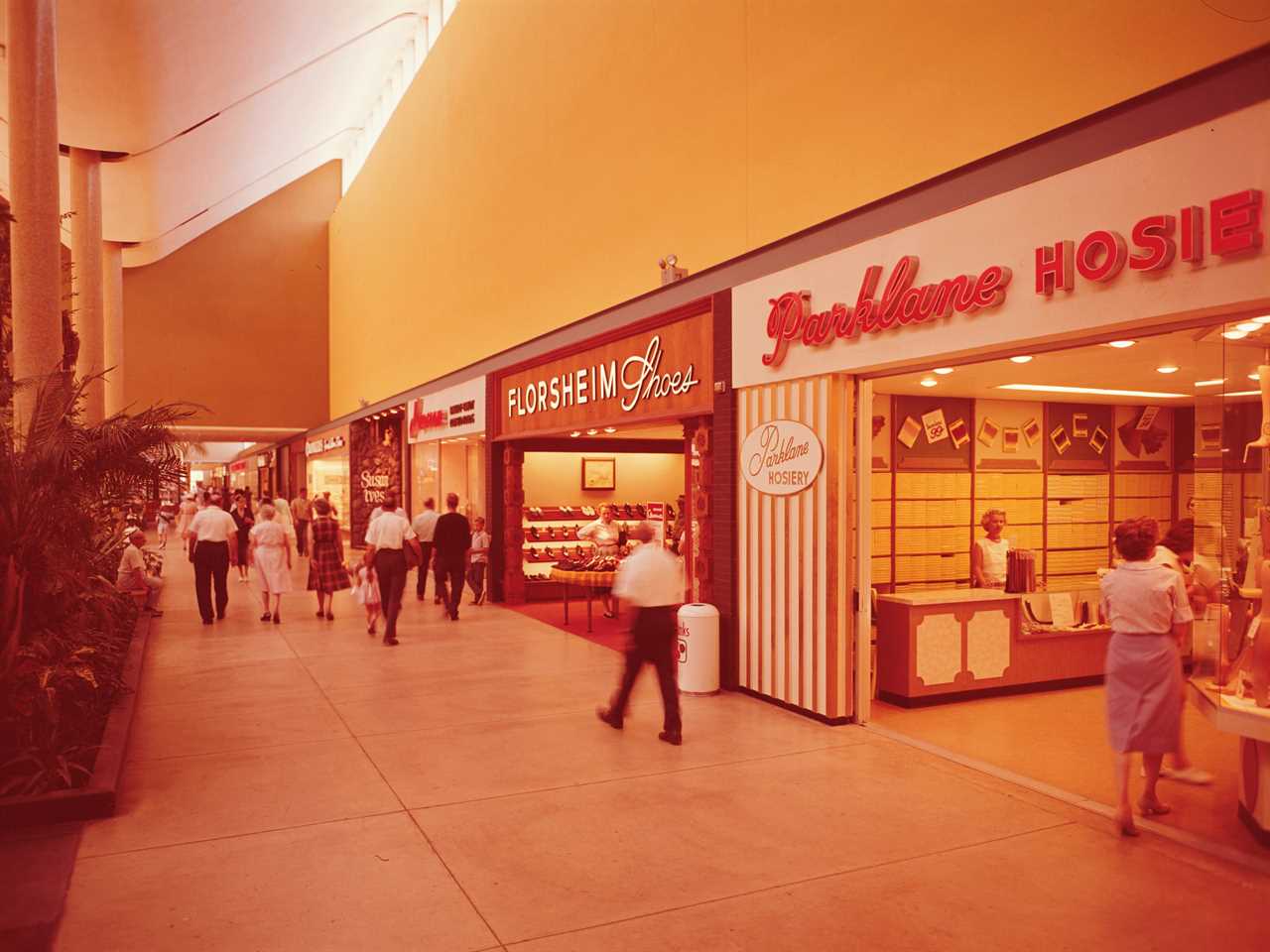 shopping mall 1960s