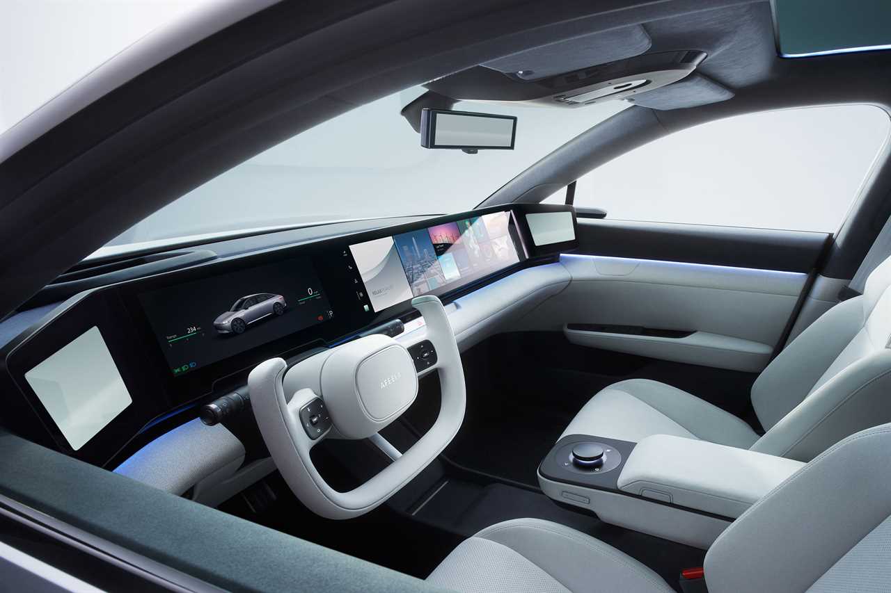 Afeela car interior