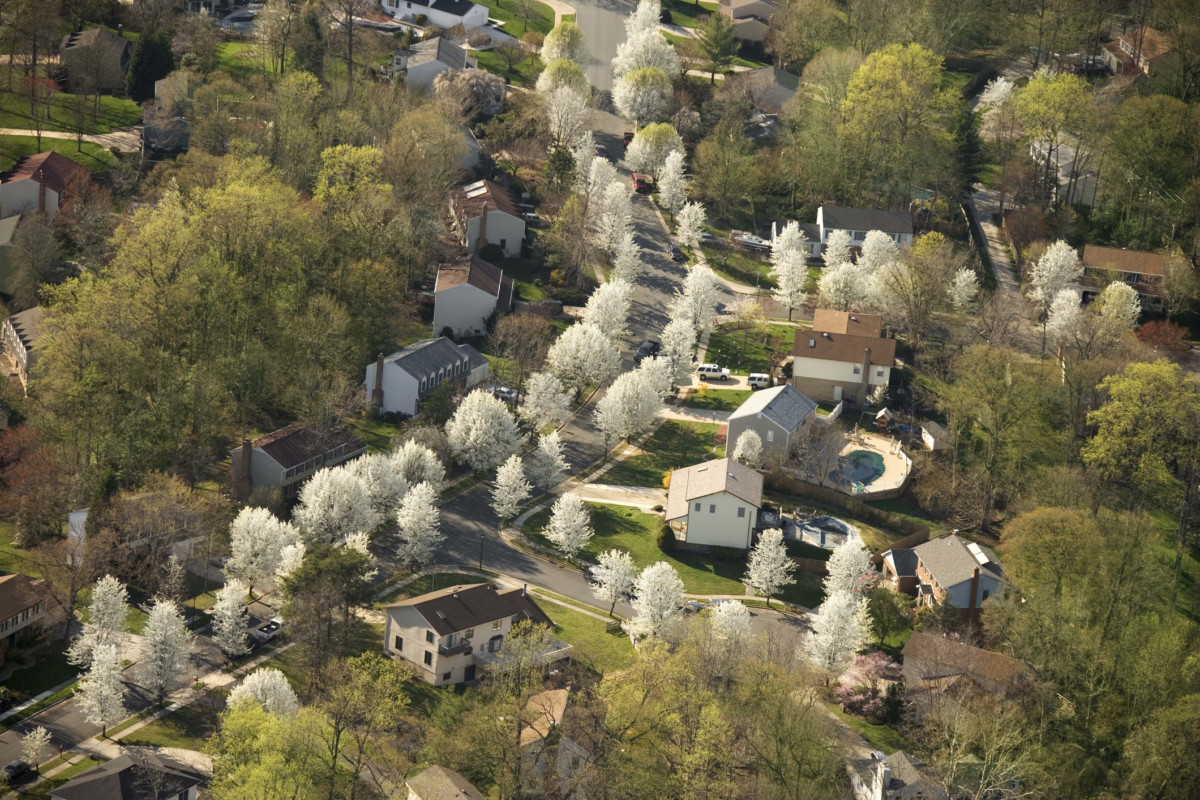 Aerial view of Maryland, Getty