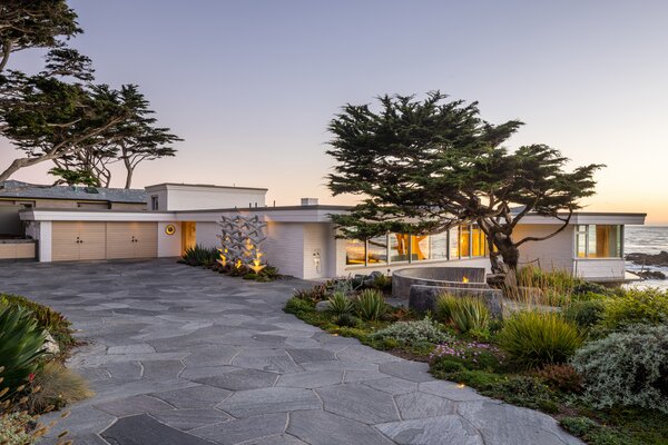 Set inches from the sea, the Butterfly House is not only just one of five oceanfront properties in Carmel; it is also one of the largest, incorporating its own beach and cove.